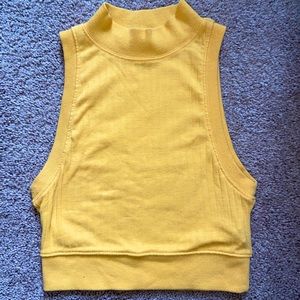 Forever 21 Medium Yellow Crop Top